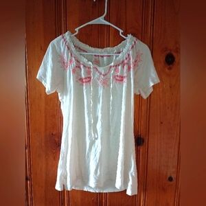 Bass Embroidered Top